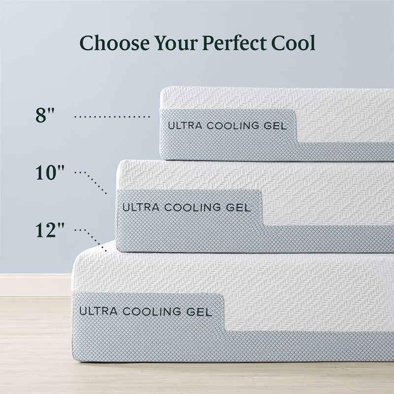 Priage by ZINUS 10 Inch Ultra Cooling Gel Memory Foam Mattress