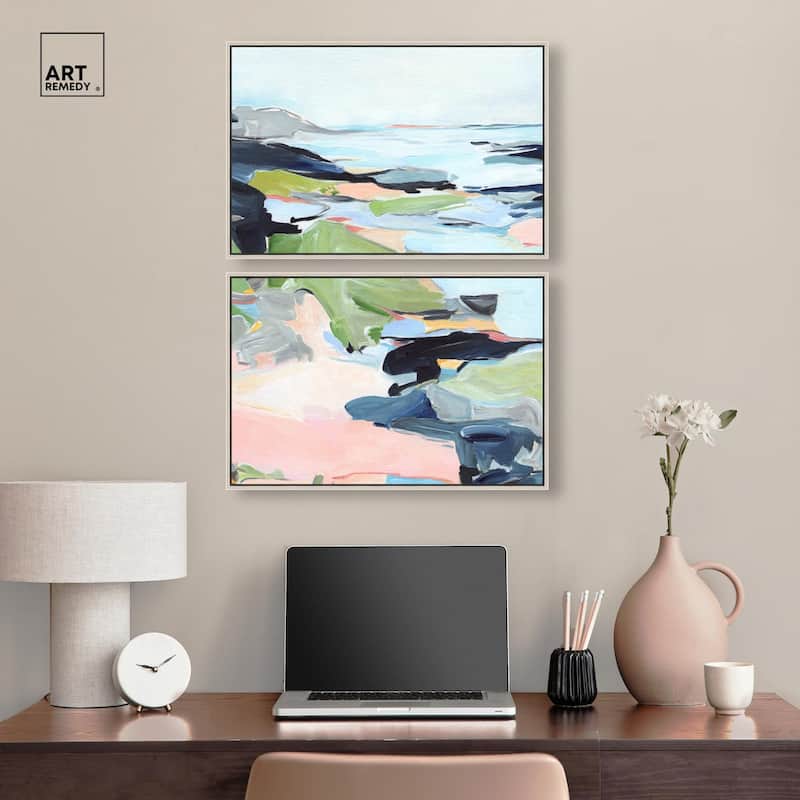 Between Seasons I Canvas Set of 2 by Art Remedy