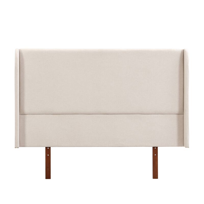 King Size Solid Dry Bamboo Wood 12 Inch Platform Bed