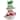 10" Snowman with Candy Cane Christmas Figure