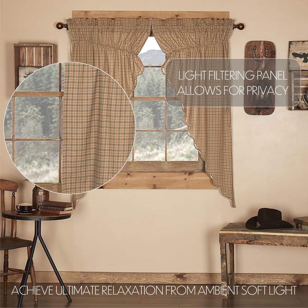 Sawyer Mill Plaid Balloon Valance - Balloon Valance 60x15 - Balloon Valance 60x15