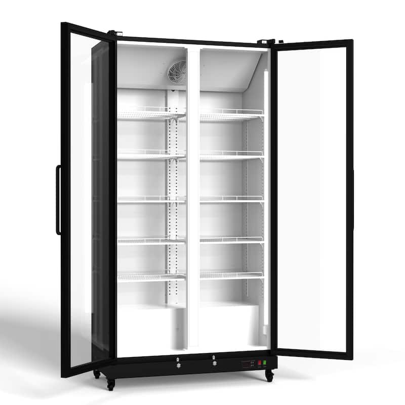 Yeego 27.12 cu.ft Commercial Beverage Display Cooler Refrigerator - 27.12 cu.ft