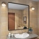 preview thumbnail 31 of 192, KIOTEE Modern Metal Frame Wall Mounted Bathroom Vanity Mirror with 5-year warranty