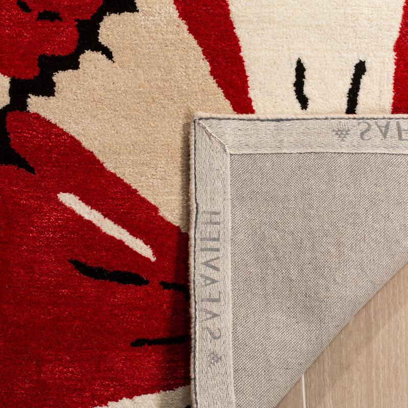 SAFAVIEH Handmade Soho Tyesha Floral N.Z. Wool Rug
