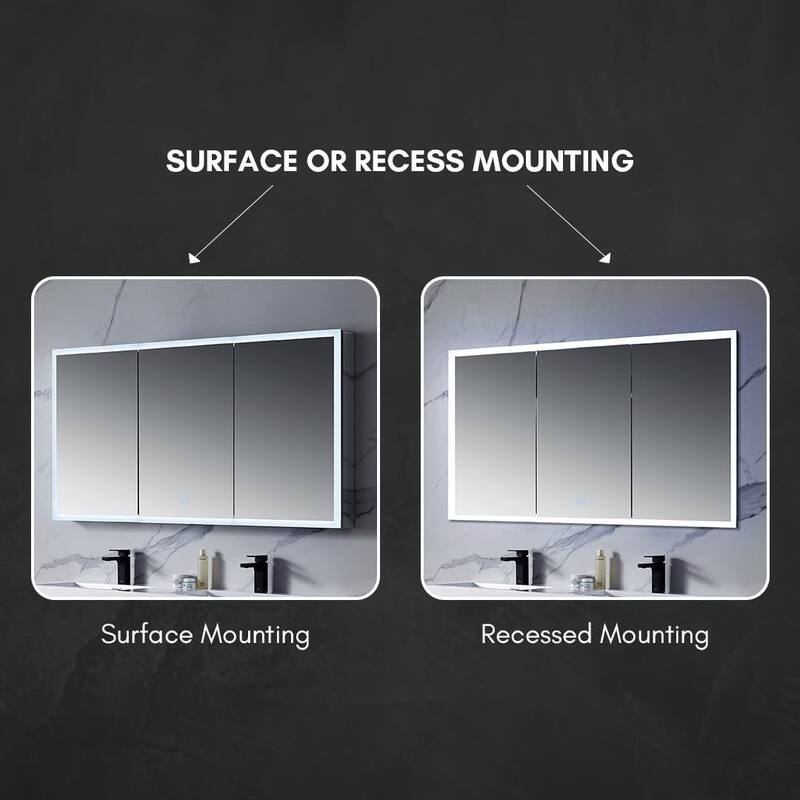 Blossom LED Mirror Medicine Cabinet with Lights
