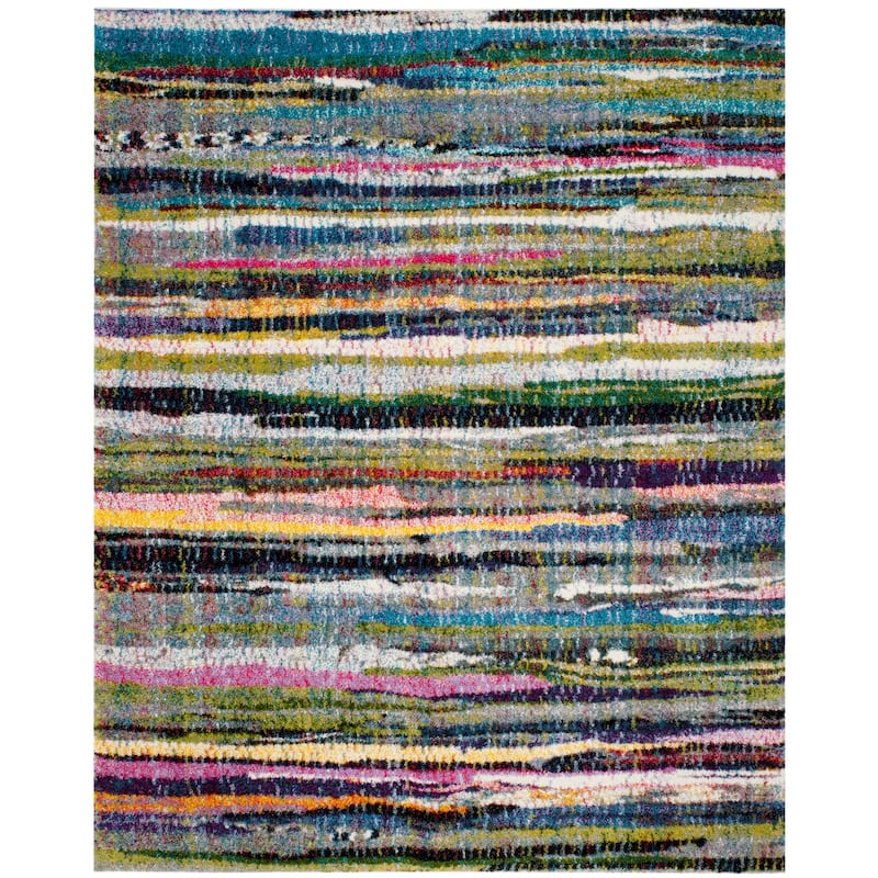 SAFAVIEH Fiesta Shag Dafina Stripe Rug