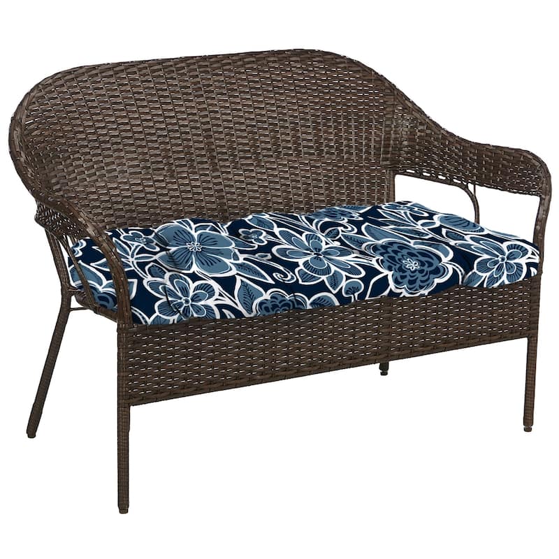 Outdoor Wicker Cushion Set for Bench and 2 Seats - 18'' L x 44'' W x 4'' H