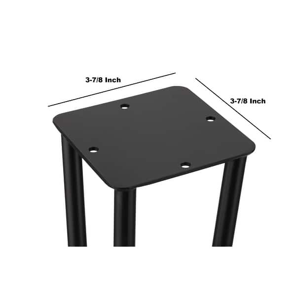 Set of 4 - 28-3/8 inch 3 Rods Hairpin Table legs, Heavy Duty Solid ...