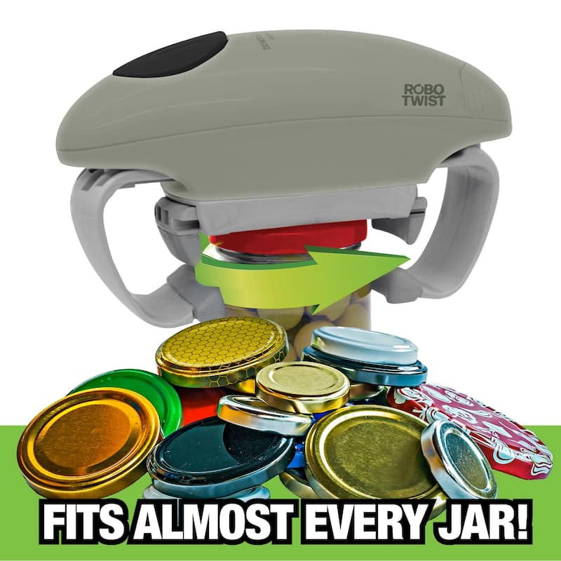 Robo Twist Electric Jar Opener Automatic Hands-Free Kitchen Gadget