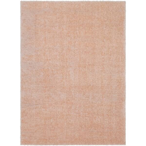Shop 2 X 2 9 Solid Blush Pink Rectangular Area Throw Rug