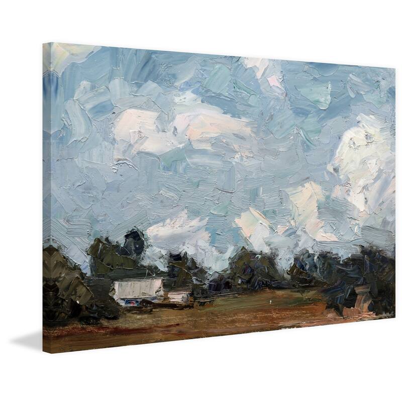 Look Deep Print on Wrapped Canvas