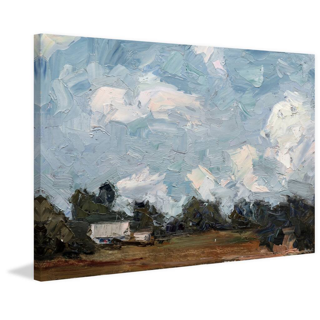 Look Deep Print on Wrapped Canvas