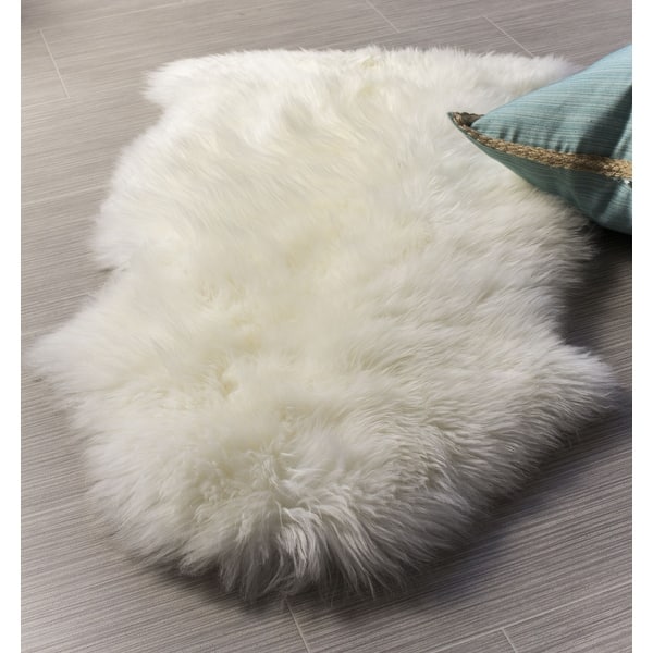 slide 63 of 78, Silver Orchid Nansen Genuine Soft Australian Sheepskin Rug 2' X 3' - Natural