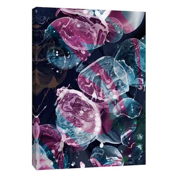 PTM Images 9-109096 PTM Canvas Collection 10" x 8" - "Bubbling Midnight 1" Giclee Abstract Art Print on Canvas