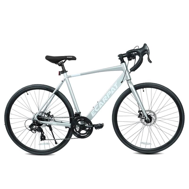 28" Road Bike, Lightweight Aluminum Frame, Disc Brakes, 16-Speed, Fast Acceleration for Men and Women, for High-Intensity Riding