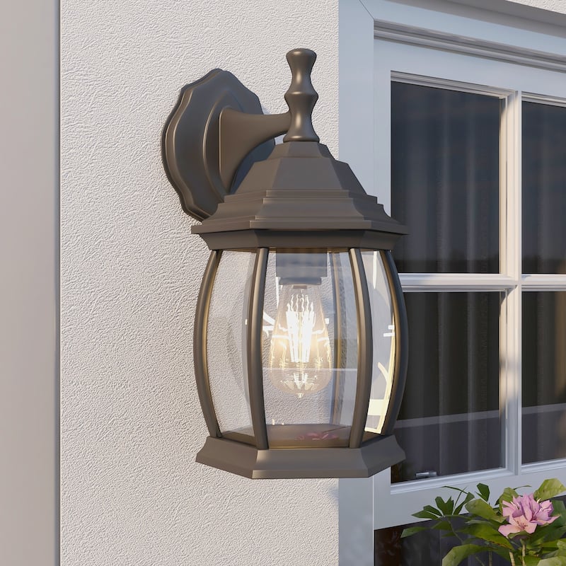 1-Outdoor Light Fixtures Wall Mount Exterior for Porch Patio Garden