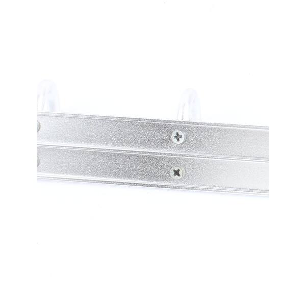 Shop Household Silver Tone 5 Hooks Wall Mounted Cloth Cap Hanger