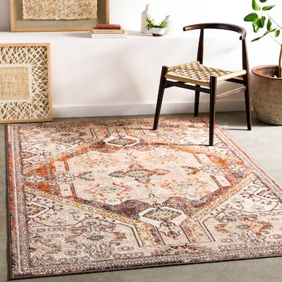Livabliss Kira Tribal Medallion Area Rug