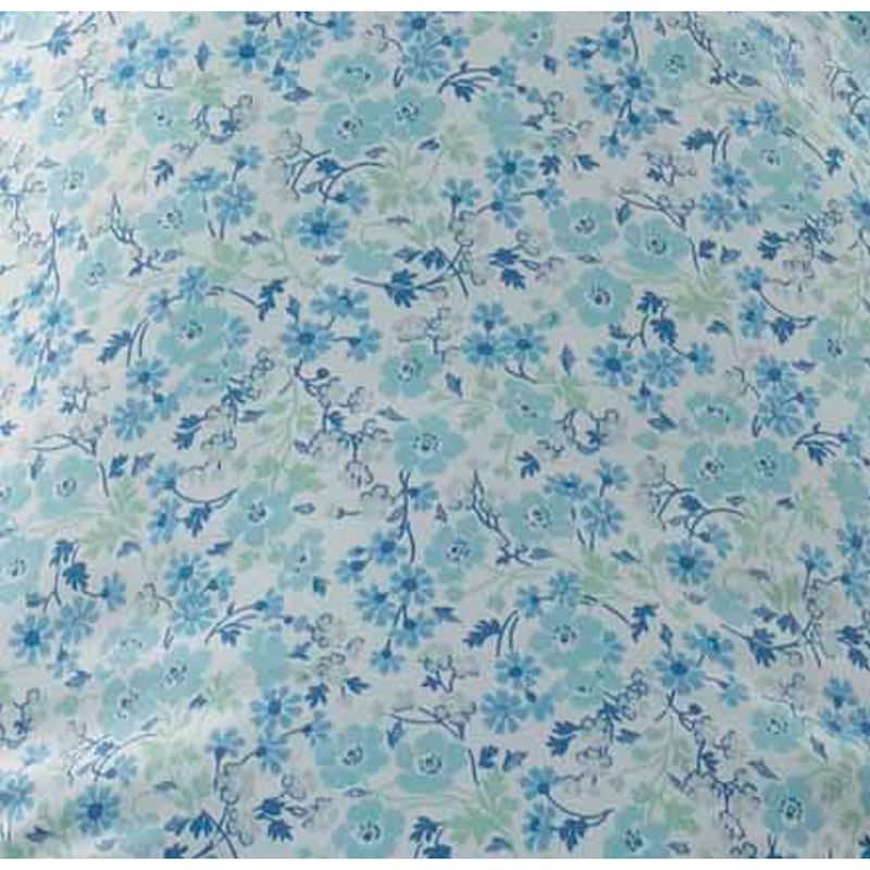 Laura Ashley Jaynie Blue Cotton Duvet Cover Set On Sale Bed Bath