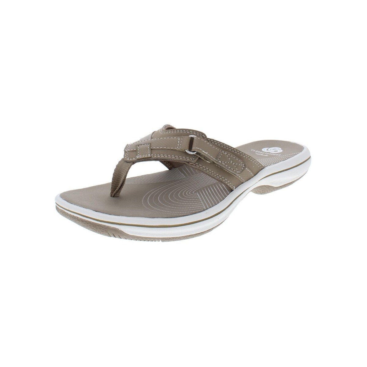 clarks brinkley sea sandals silver