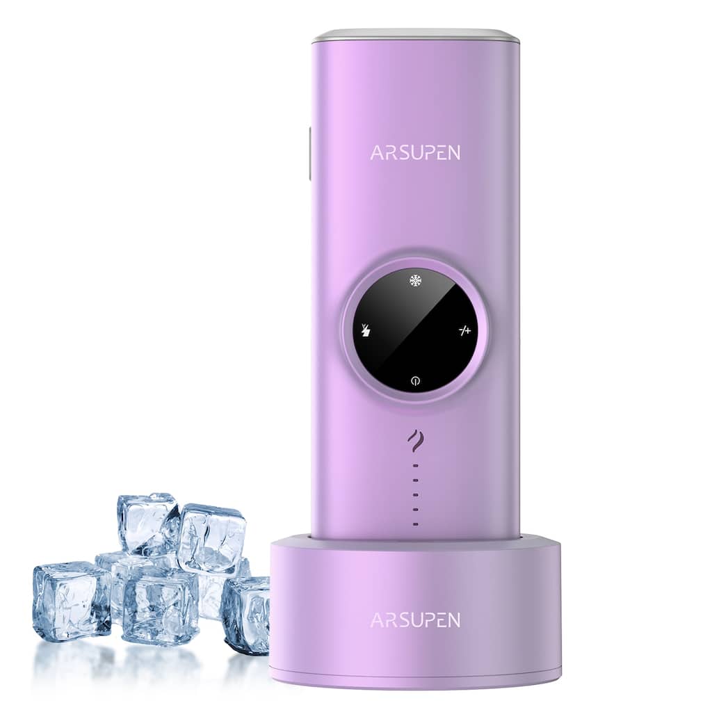 3-in-1 Hair Removal for Whole Body Use with Cooling System and Painless