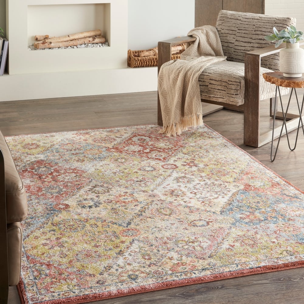 Nourison Soraya Transitional Country Botanical Floral Area Rug