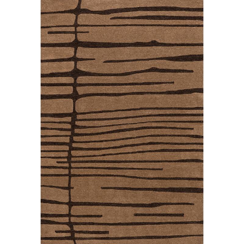 Parsa Striped Wool Area Rug