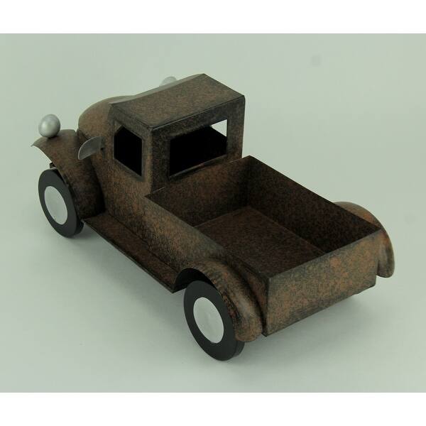 Shop Rustic Metal Antique Truck Indoor Or Outdoor Planter 6 75 X