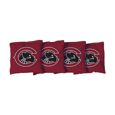 Chapman Panthers Red Cornhole Bags