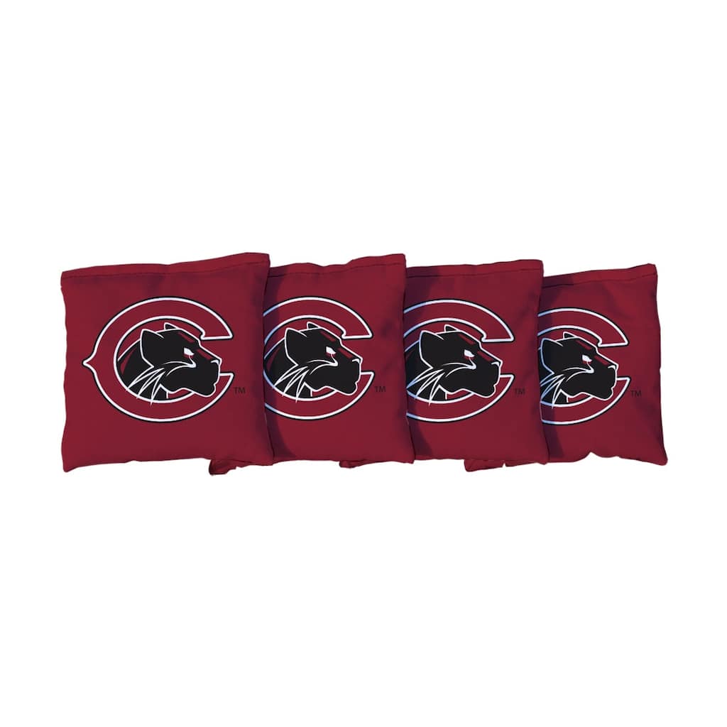 Chapman Panthers Red Cornhole Bags