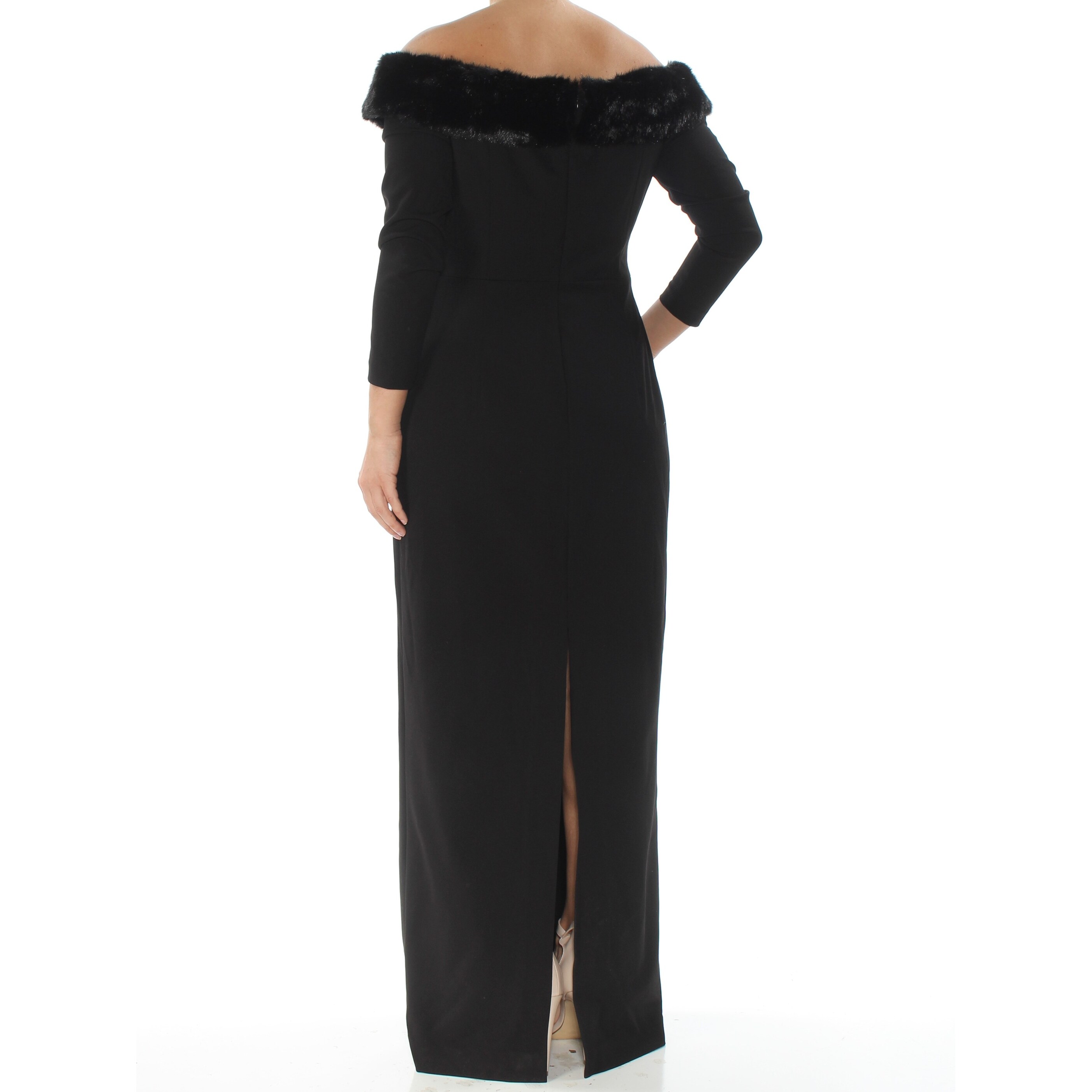 calvin klein black formal dress