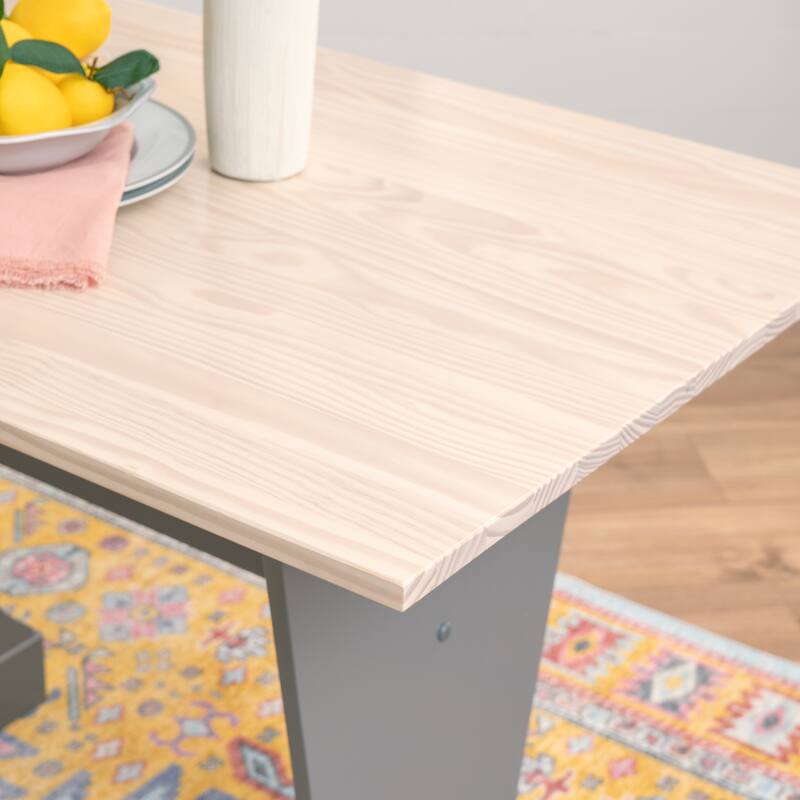 Tobin Trestle Table Grey Maple - 41.73"W x 27.17"D x 29.61"H