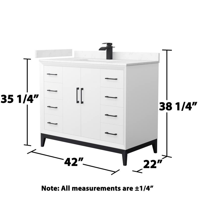 Wyndham Collection WCH818142S-VCA-UNSMXX Amici 42" Free Standing