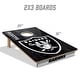 preview thumbnail 2 of 4, Las Vegas Raiders NFL Tailgate Cornhole Board Set