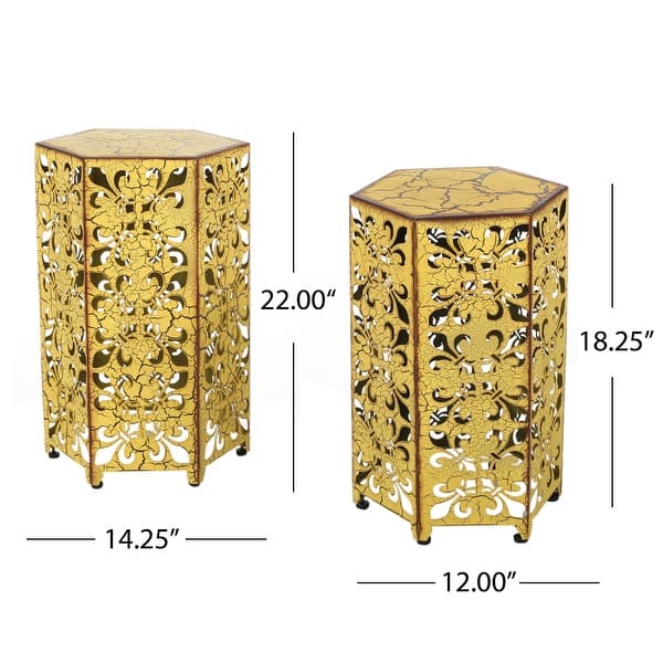 Parrish Antique Patio Side Table By Christopher Knight Home (Set Of 2) ?impolicy=medium