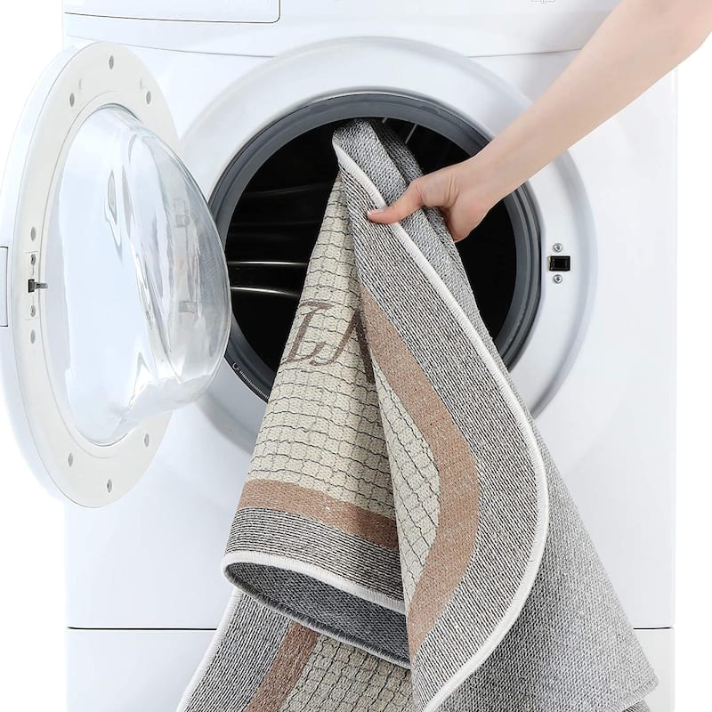 SussexHome Washable Ultra Thin Laundry Room Rug Runner - 20" x 59"