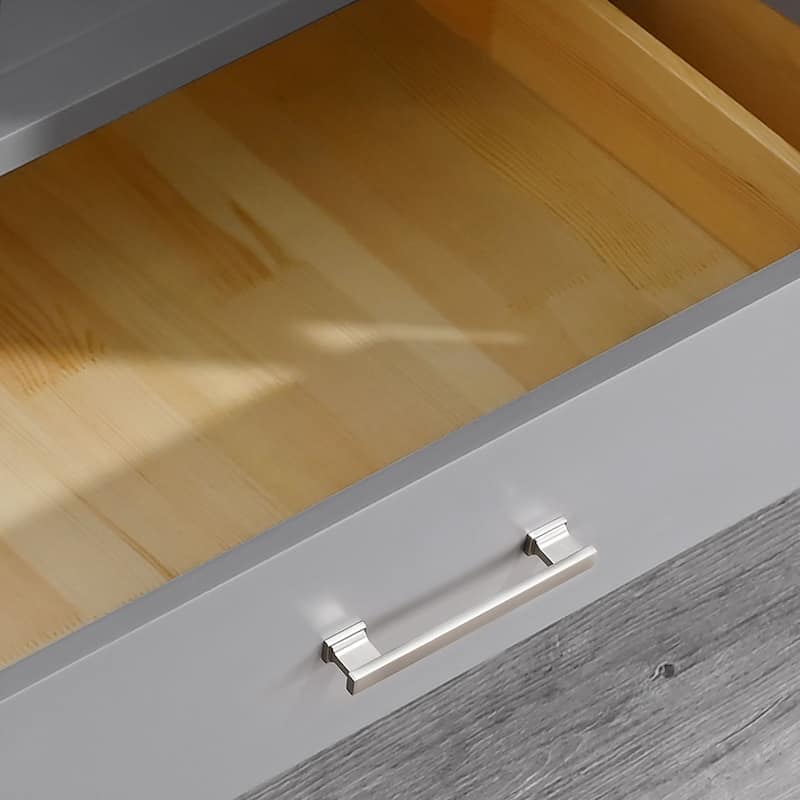 StarrySky 60 inch Undermount Double Sink Bathroom Vanity with Engineered Carrara Marble Top