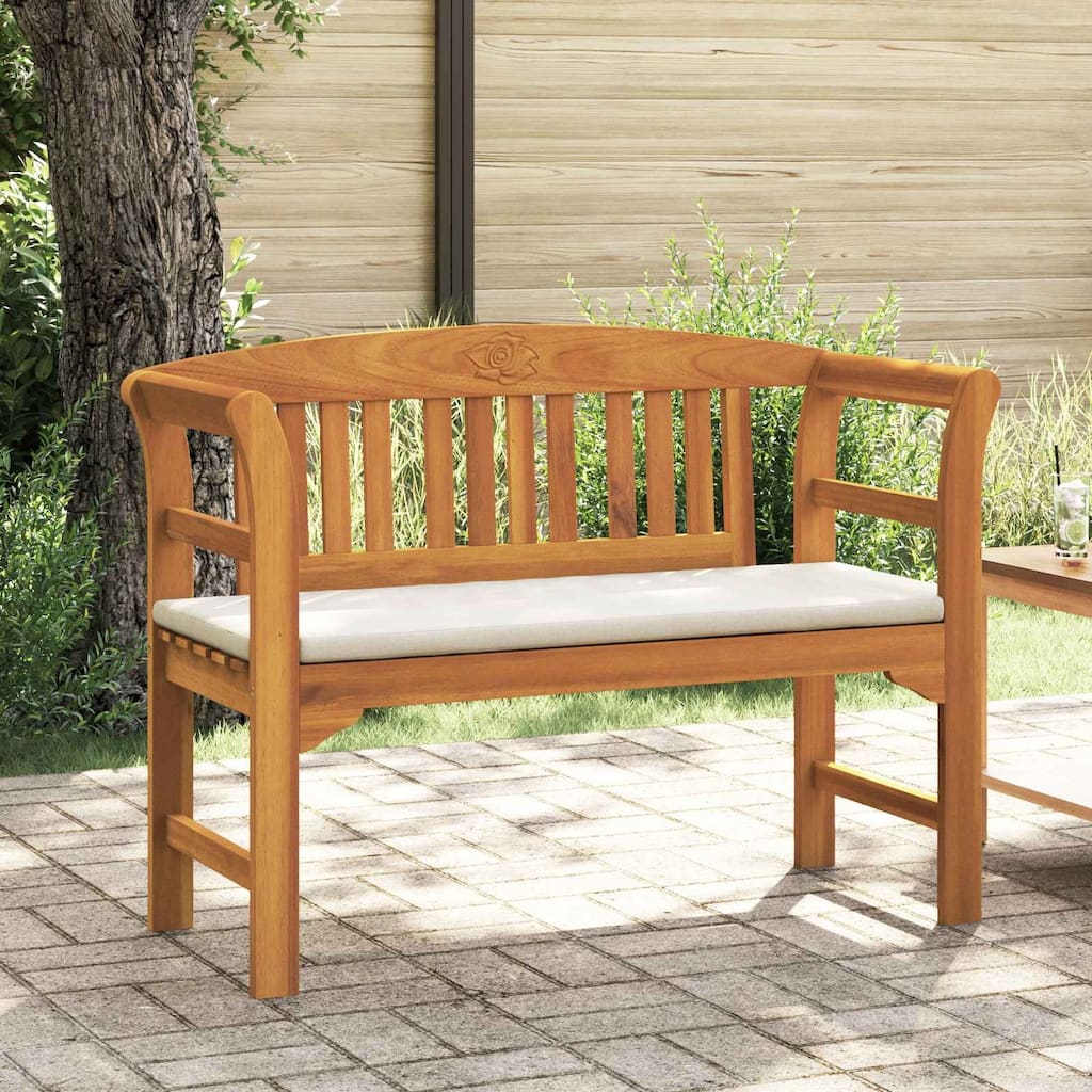 vidaXL Rose Bench Natural in Solid Acacia Wood