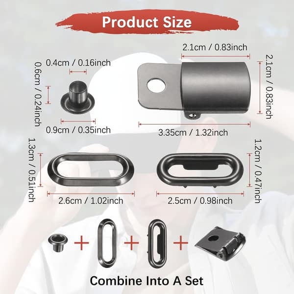 Stainless Steel Cap Buckle Hat Buckle Replacement Use for Hats Strap ...