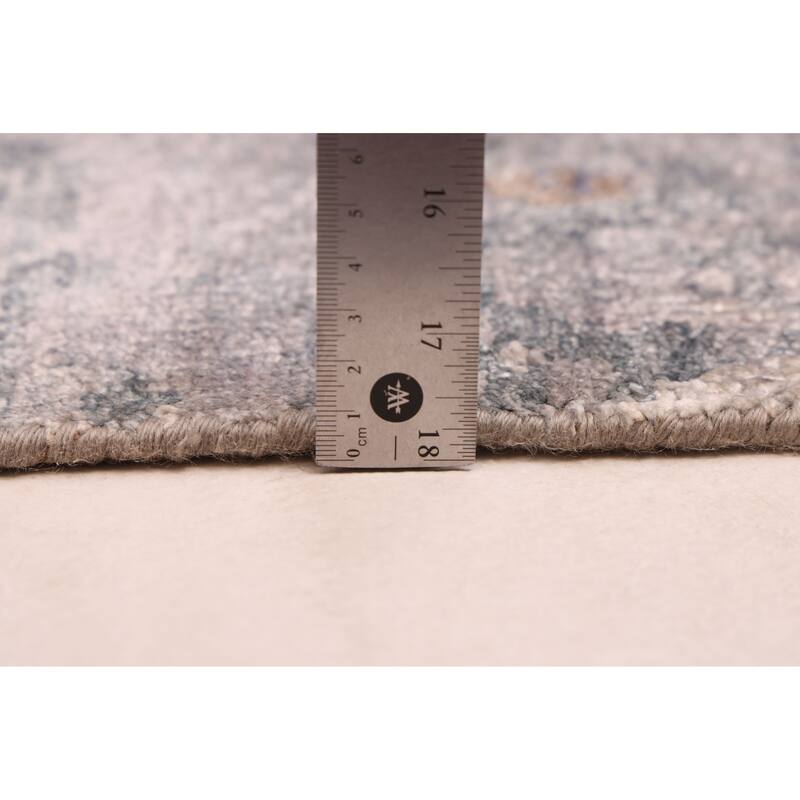 ECARPETGALLERY Hand-knotted Legacy Grey Silk Rug - 5'4 x 7'8