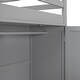 preview thumbnail 25 of 37, Full Loft Bed with Drawers, Desk & Wardrobe - Safe Design