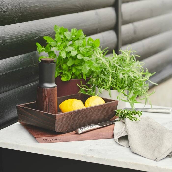 Rosendahl RÅ Condiment Caddy, Thermo Ash - H: 3.0"