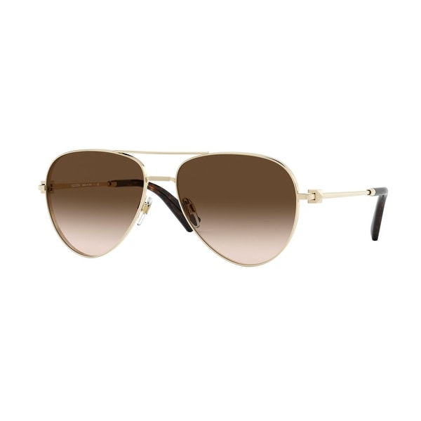 Valentino VA2034 300313 57 Pale Gold Woman Pilot Sunglasses. Opens flyout.
