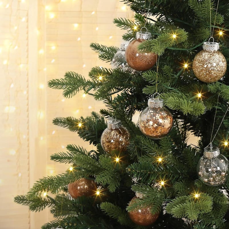 30 Pcs Shatterproof Christmas Ball Ornaments for Holiday Wedding Party Decoration - N/A