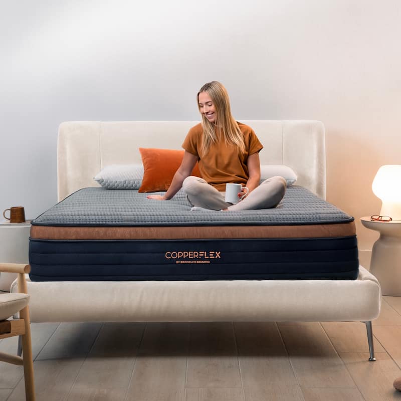 Brooklyn Bedding CopperFlex 12" Hybrid Mattress with Zoned Foam