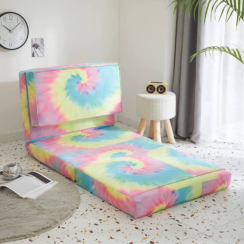 Urban Shop Ultra Suede Convertible Flip Chair