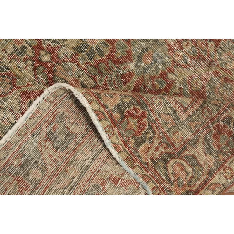 Hand Knotted Oriental 100% Wool Carpet Traditional Floral Oranges & Rust Bakhtiari Area Rug - 6' 5'' X 4' 2''