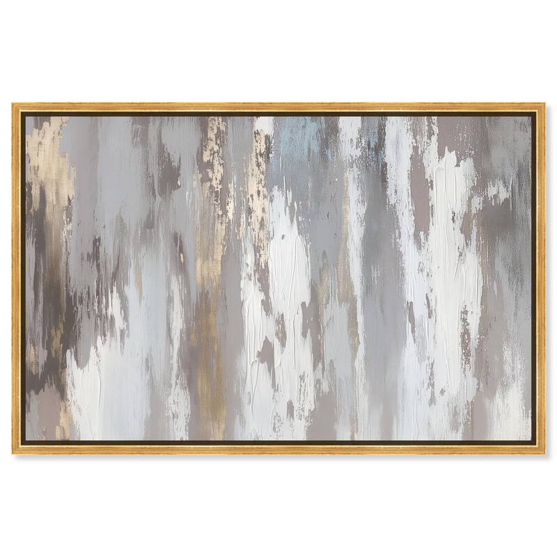 Flooding Gold I Canvas by Art Remedy - Gold - 36" x 24"
