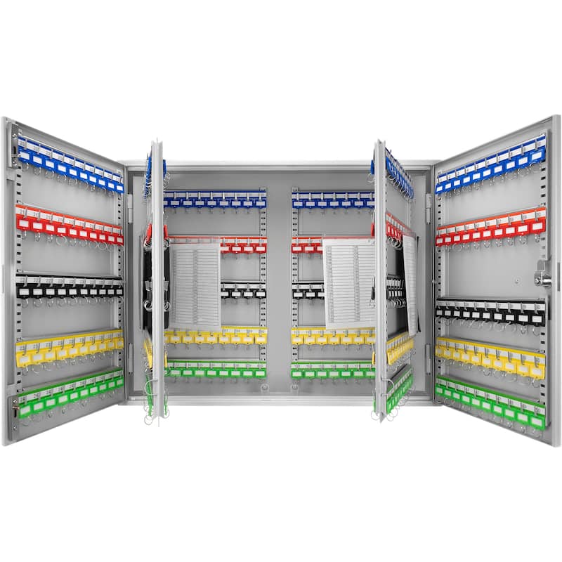 400-Adjustable Key Lock Box With Digital Lock Grey