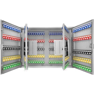 400-Adjustable Key Lock Box With Digital Lock Grey